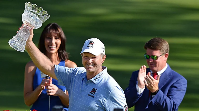 Golf PGA Goosen celebrates win